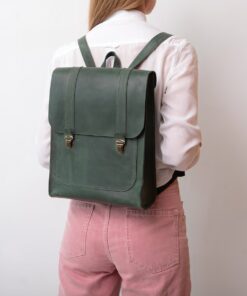 Leather backpack Women,Travel Rucksack Leather