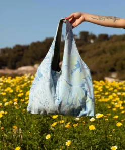 Marthe tote bag - vintage jungle fabric